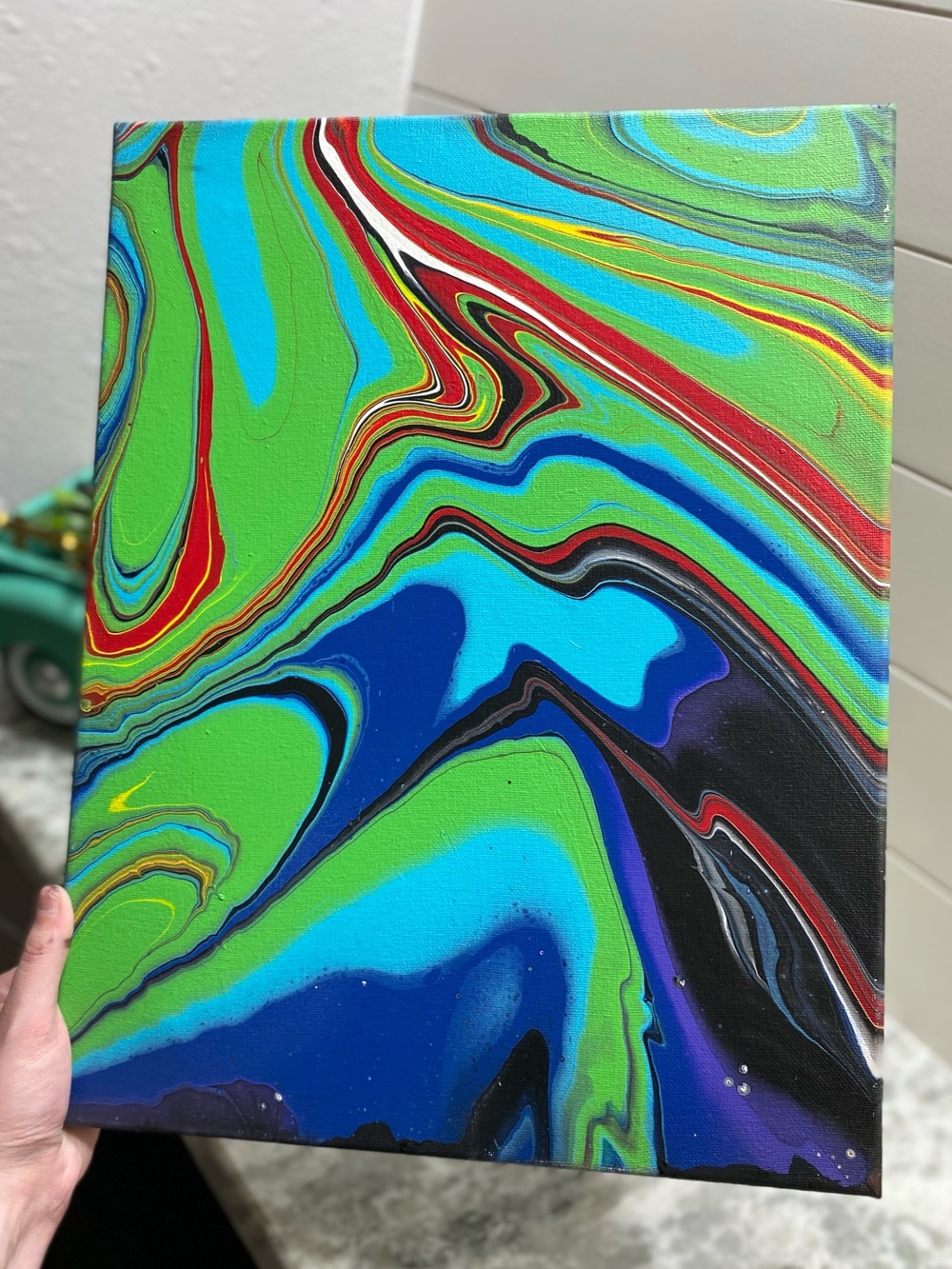 Colorful Abstract Canvas Art